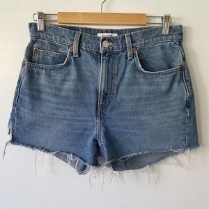 REDONE Distressed Blue Denim Short Size 29